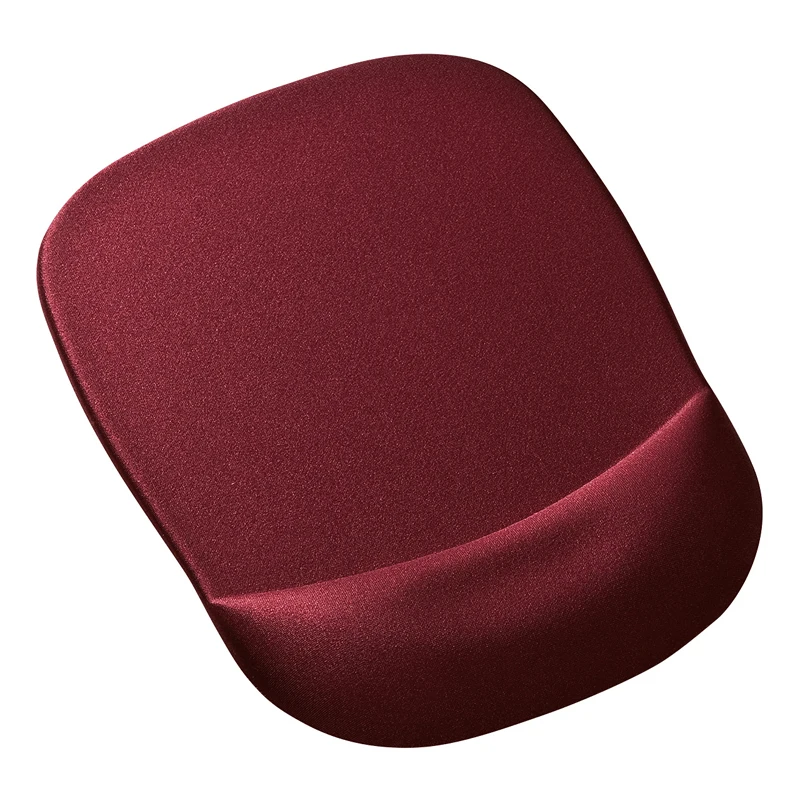 Promotional PU Non-slip Base Ergonomic Memory Foam Mouse Wrist Pad Printing Small Mousepad With Wrist Support Protect Pad Mouse