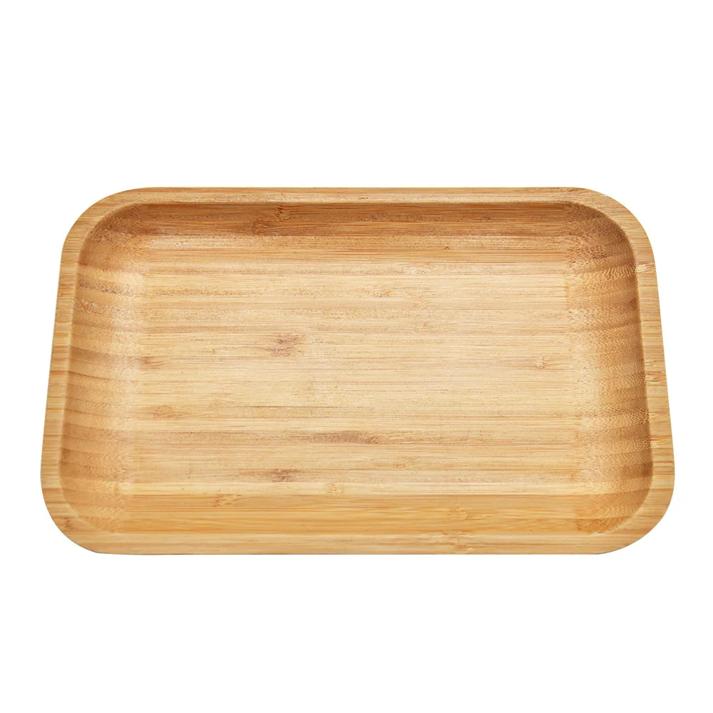 Wholesale Custom Smoke Tobacco Herb Cigarette Bamboo Wood Wooden Rolling Tray