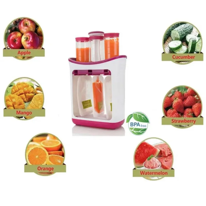 2024 New Squeeze Station for Homemade Baby Food Pouch Filling Station for Puree Food for Babies and Toddlers