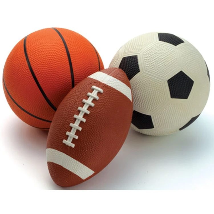 Popular Soft Toy Stress Ball Kids Toys Soccer Rugby Ball Basketball Football 3in1 Sets