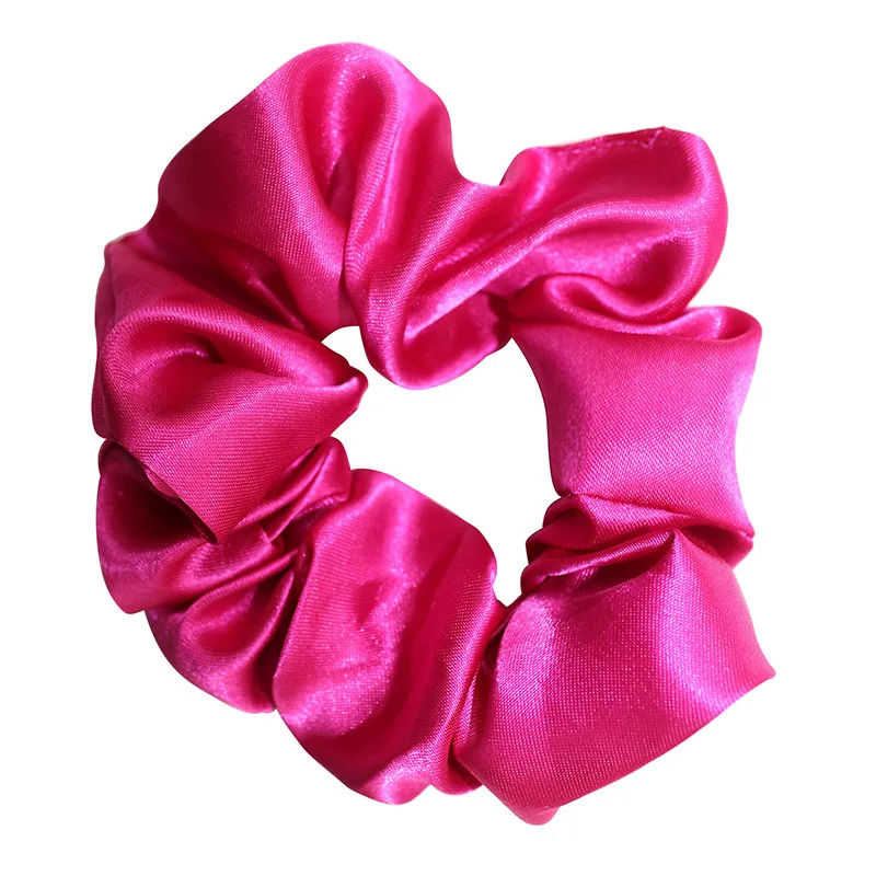 Женские резинки для волос в наличии крупные Однотонные эластичные с логотипом на