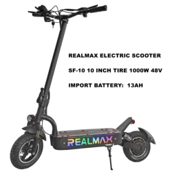 REALMAXS Ce Certificate Off Road Wheels Two Wheels Oil Brake 45Kmh Scooter Coc For Men And Women
