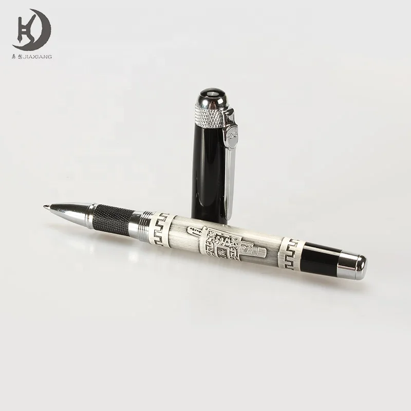 MSJINHAO 189 Promotional High Quality New Design Fountain Pen Advanced Engrave Noblest Ancient  Medium Fine Nib With Custom Logo