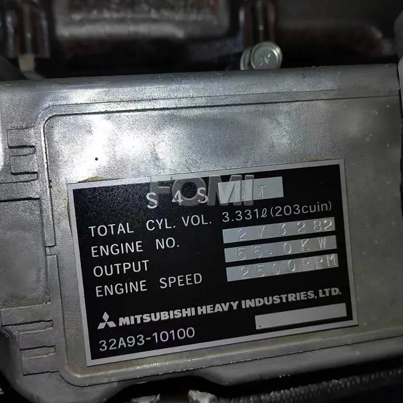 New engine 37-75KW S4S complete engine assy S4SDTDP-2 S4S-DT for forklift excavator