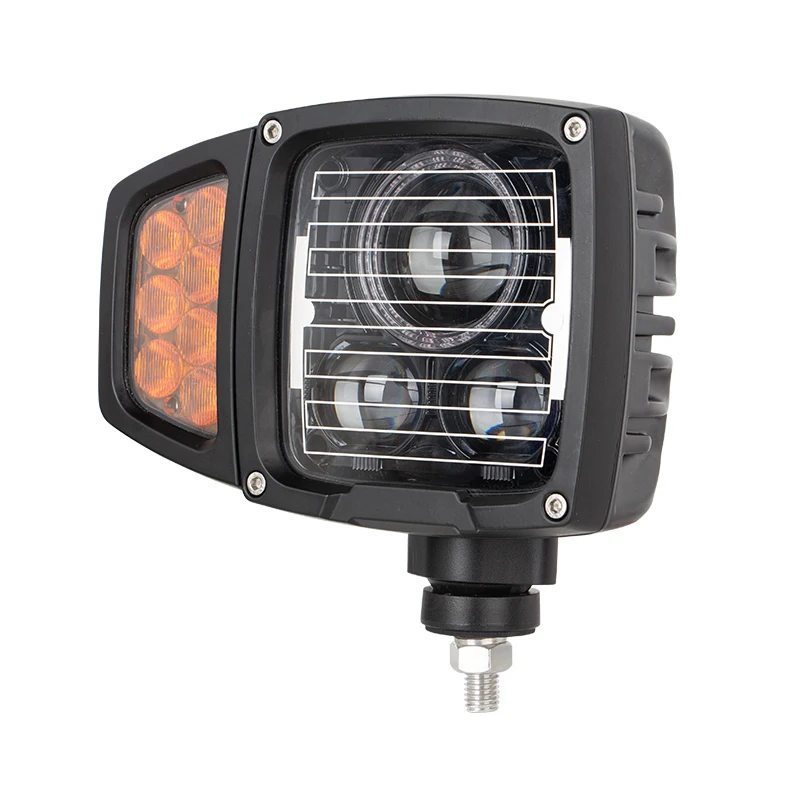 9inch LED Heated Snow Plow Headlights IP68 Heated LED Anti Freeze LED Combination Headlight