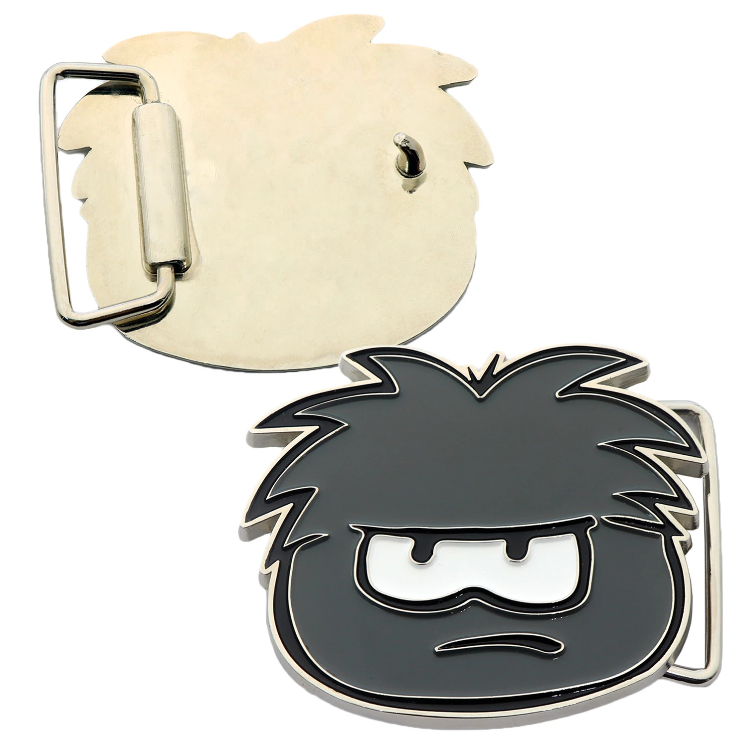 Manufacturer wholesale custom made zinc alloy skull belt and buckle metal punk rhinestones belt buckle for men and women