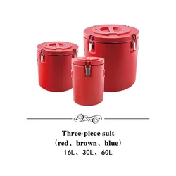 Casserole food warmer set party and  picnic ice cooler box Storage Box food warmer hotpot Extra large double insulated bucket