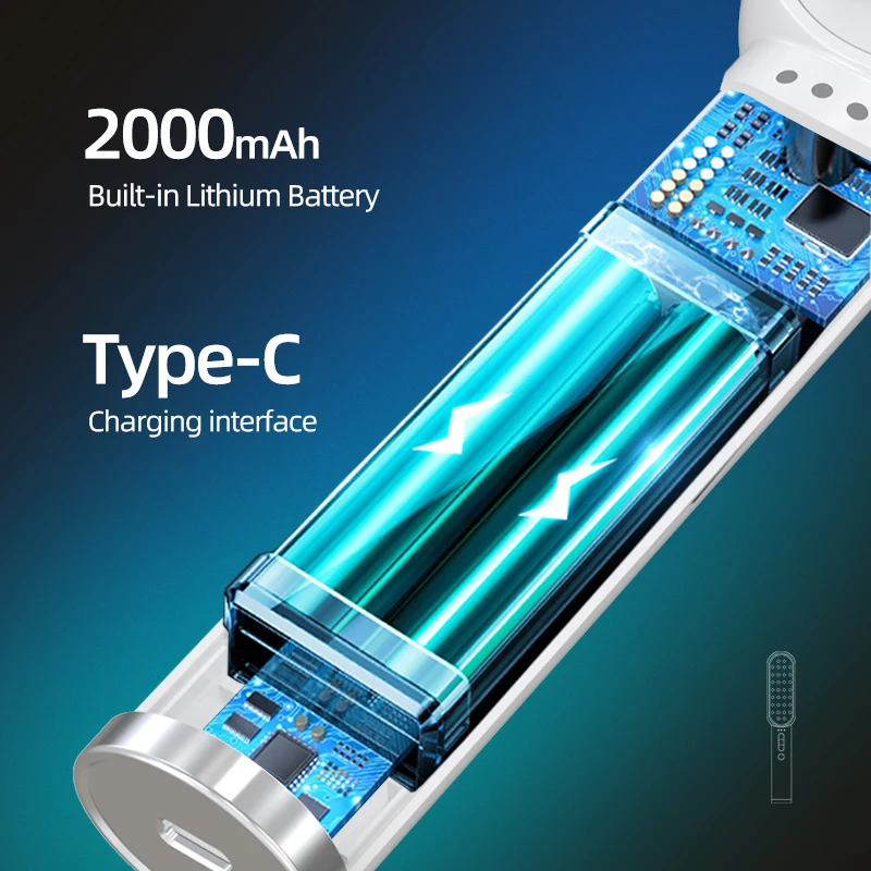High-End Rechargeable Electric Hair Comb 4 Colors LED Light Therapy EMS Ion RF for Enhanced Hair Growth and Styling