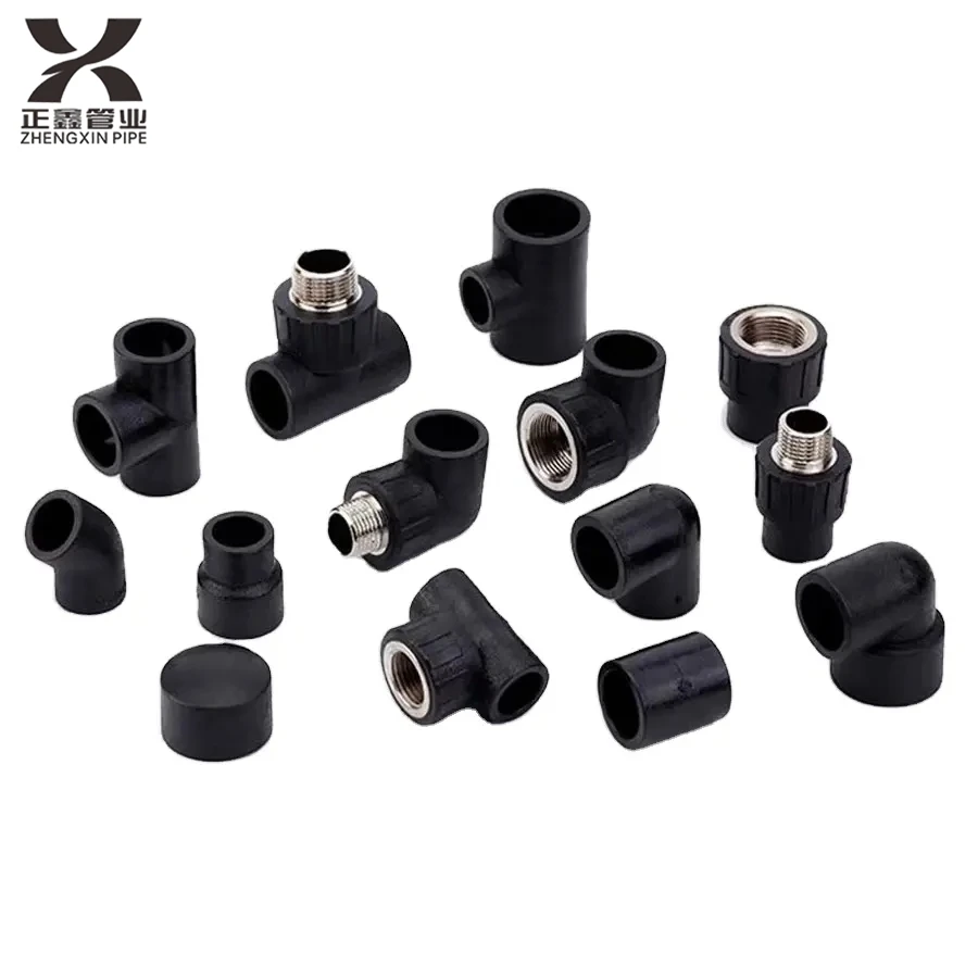YIXIN Factory Wholesale HDPE Pipe Fitting Equal Elbow 90 Dn20-110 PE Fittings for Hot Cold Water Supply