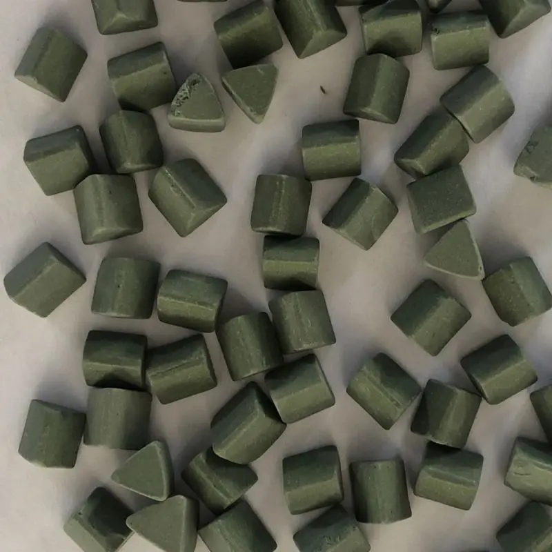 High density wear resisting alumina media ceramic material for metal parts polishing