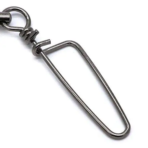 TOPIND Wholesale Black Nickel Ball Bearing Swivel with Coastlock Snap