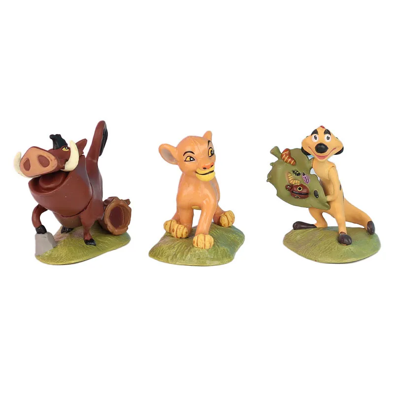 9 Pieces /Set The Lion Kings Cartoon Movie Action Figure Collection Model Toys PVC Figurine Doll Gift Ornaments