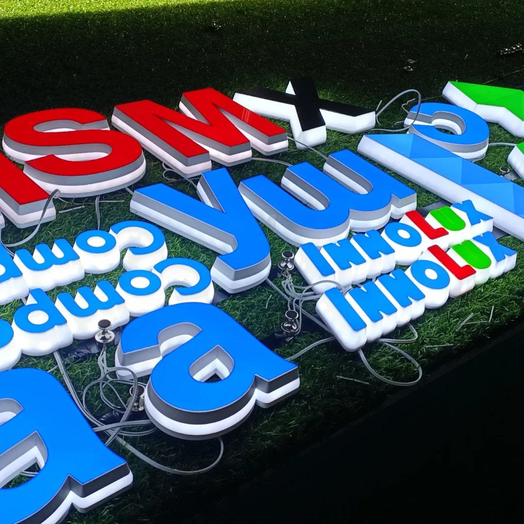 New product Custom led sign logo outdoor 3D store front led letter open sign outdoor channel letter for business logo sign