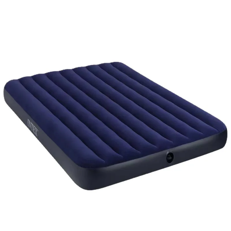 Intex 64759 inflatable double air bed camping mattress with pillow rest classic airbed