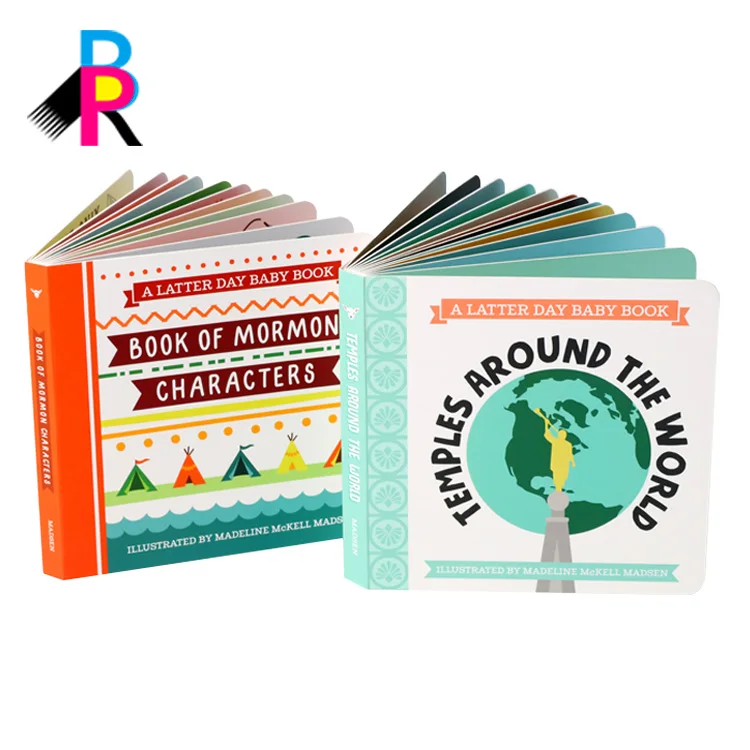 
Wholesale Customized Colorful Printing Hardcover Baby Learning Cardboard Books 