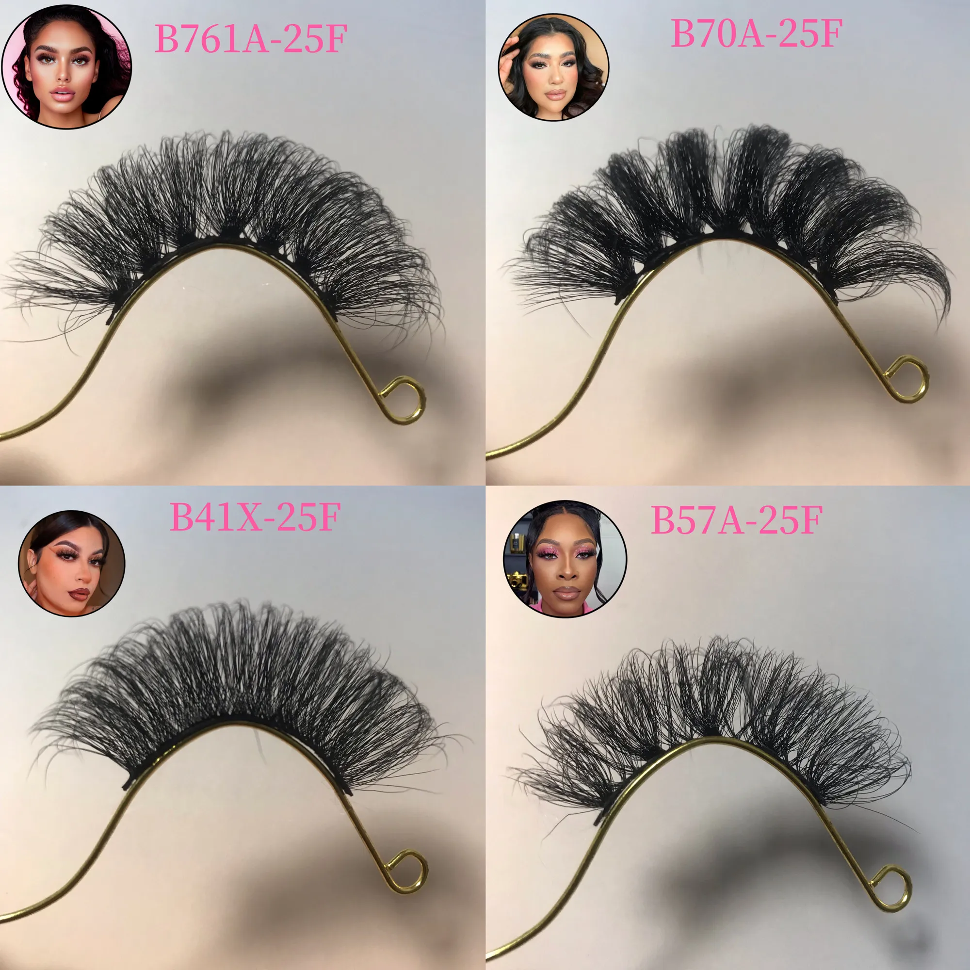 25 mm lashes 3d 25mm fluffy faux mink eyelashes wholesale 5d fluffy full strip faux mink eyelashes black cotton band
