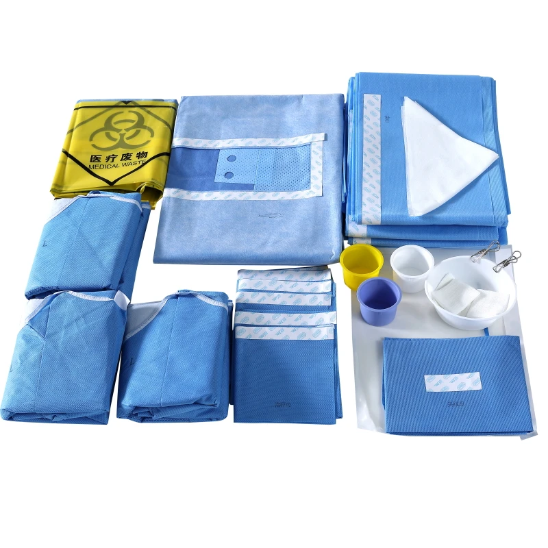 ISO Disposable medical surgical drape operation pack wholesale