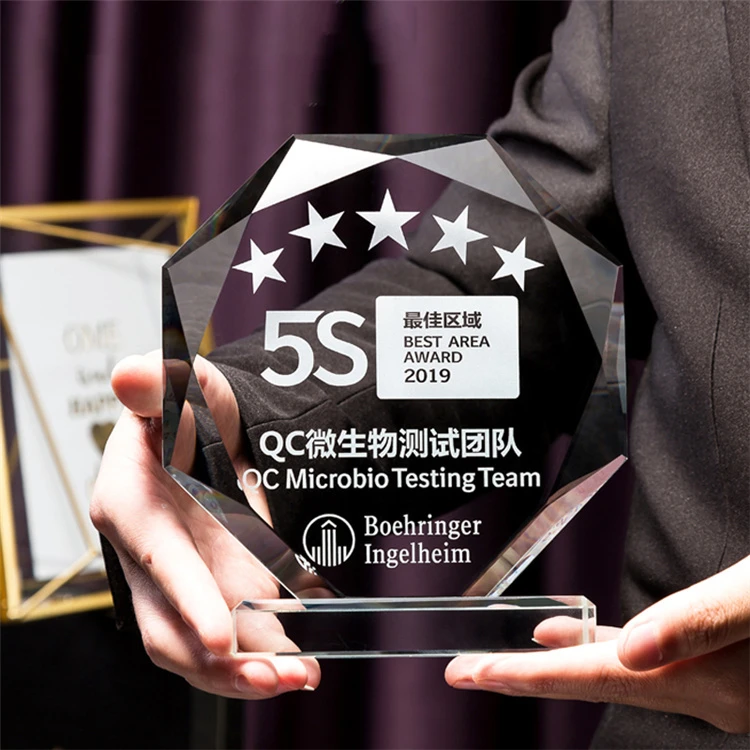 
Factory Wholesale High End Custom Large Acrylic Competition Trophies 