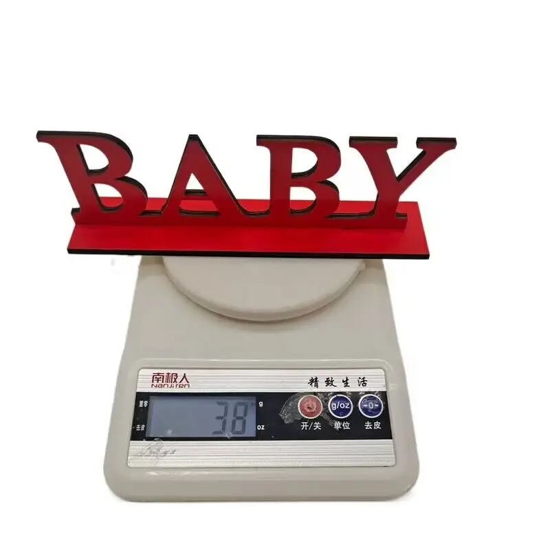 Wooden Family Words Decorative home props and ornaments English letters