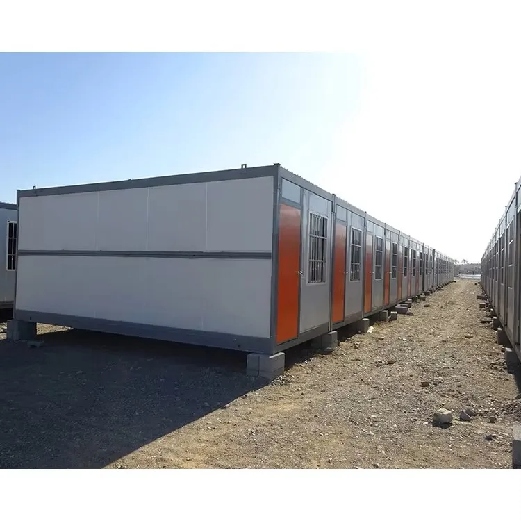 20ft Expandable Prefab Villa Smart 2 Bedroom Container Home Wooden Steel Shop Office Toilet Kitchen Warehouse Living Room
