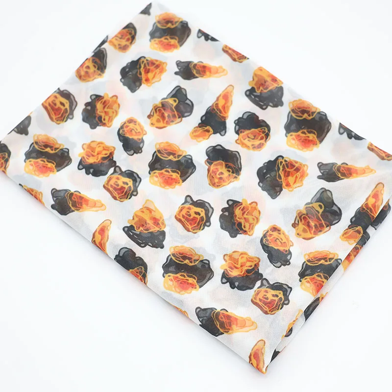 Cut Service Quick-Dry Fabric Custom Digital Print Mesh Fabric