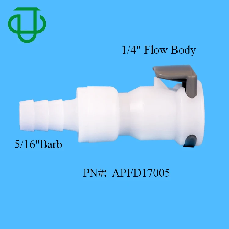 JU CPC Valved In-Line Female Couplings Body Quick Disconnect Coupling Water Air Hose Connectors For Laser Beauty Equipment