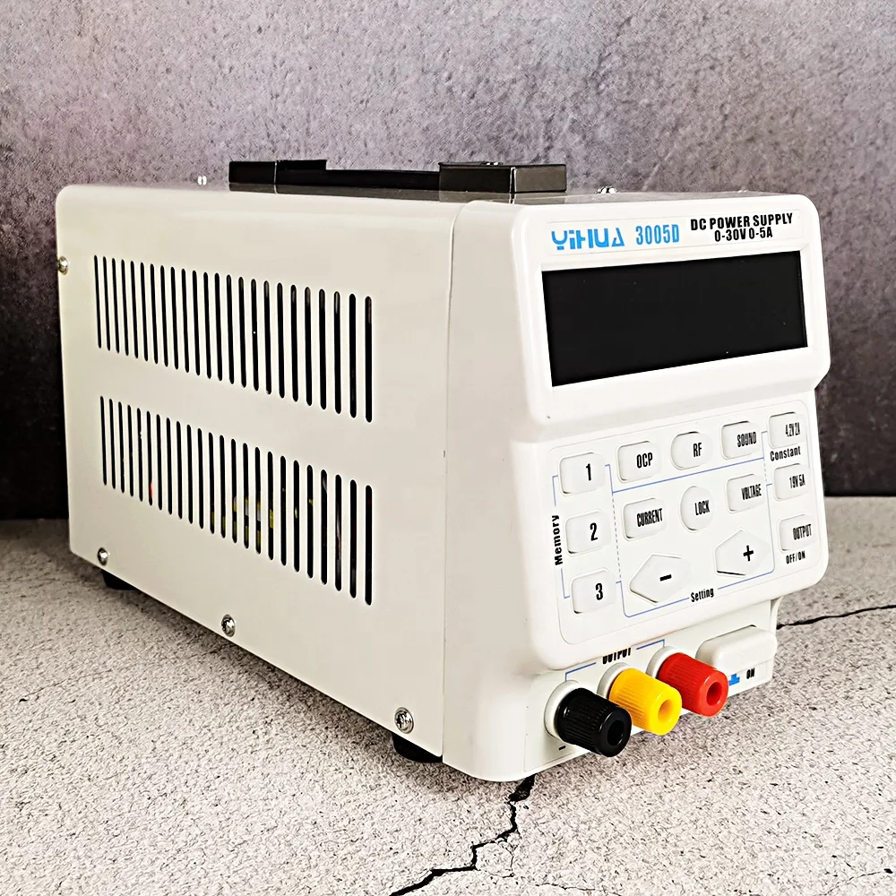 YIHUA 150W 3005D 5A 30V DC Power Supply Adjustable Laboratory Power Supply Digital Program-Controlled Switching Power Supply