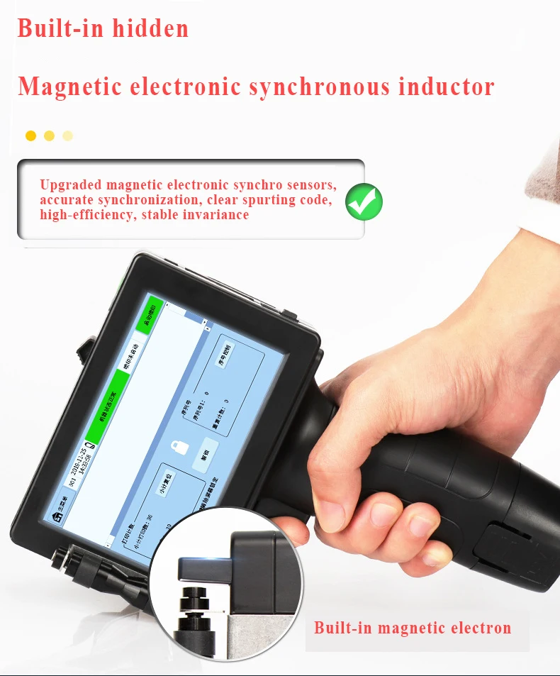 Промышленный ручной струйный принтер Coditeck, 600 точек/дюйм, 12,7 мм, заводская цена