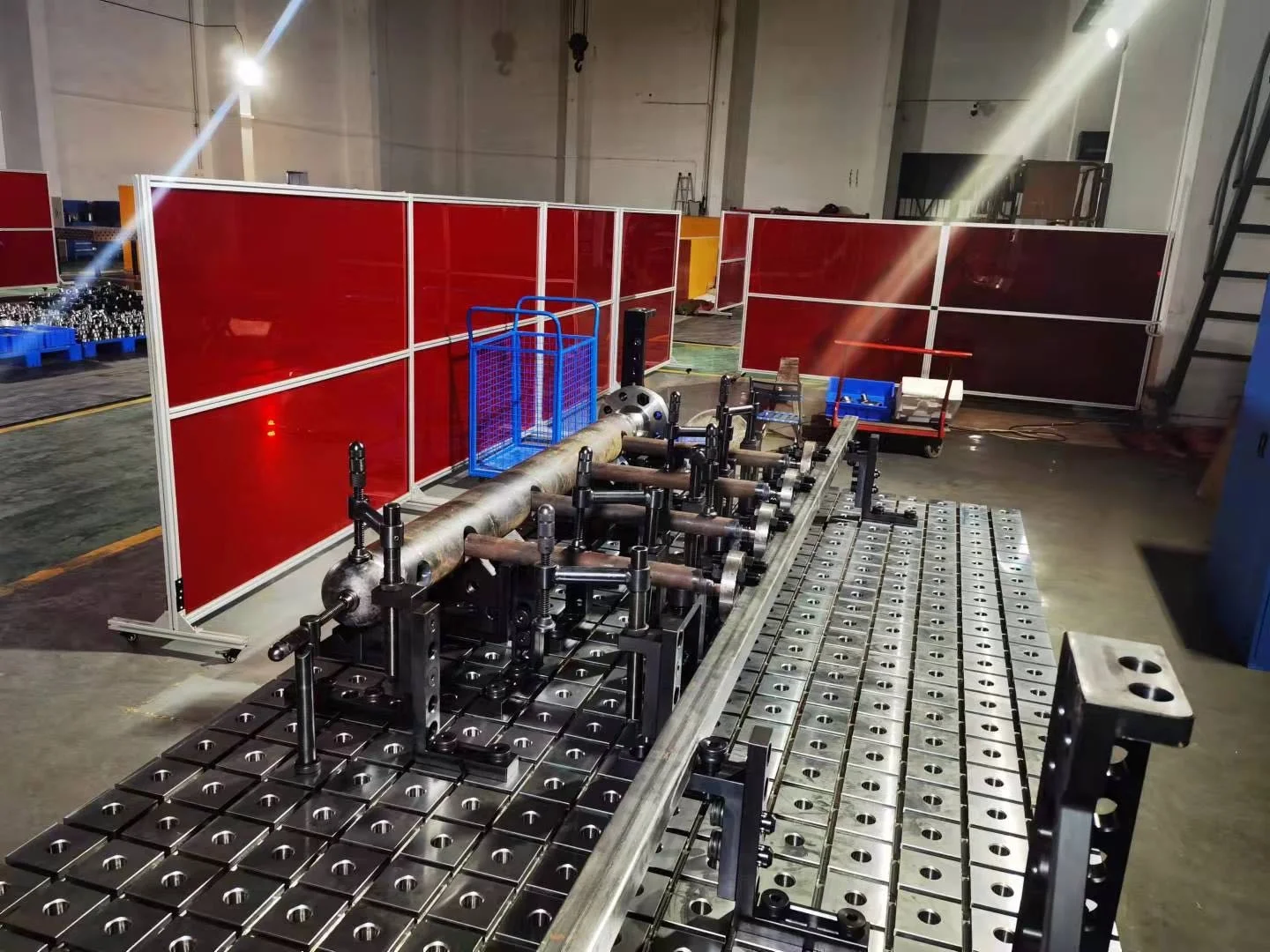 Intelligent fixture system clamps 3D welding table accessories D28 D16 steel casting welding table