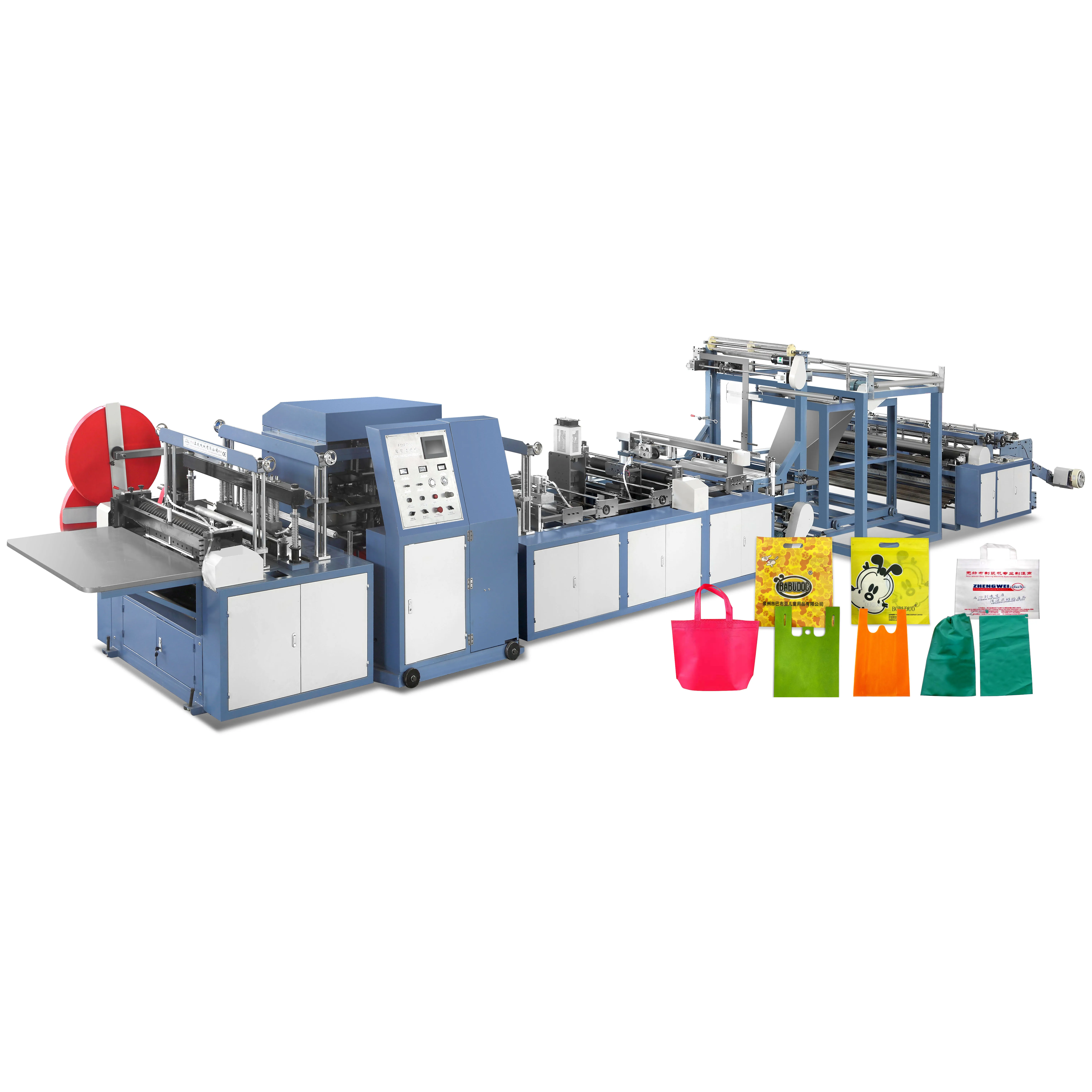 Zhengwei automatic five in one non-woven bags making machine