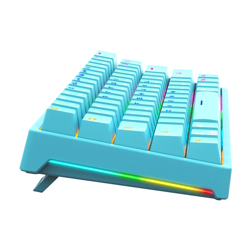 Проводная игровая клавиатура для компьютера, офиса, ПК, водонепроницаемая Механическая USB-клавиатура для Pormo, подарок