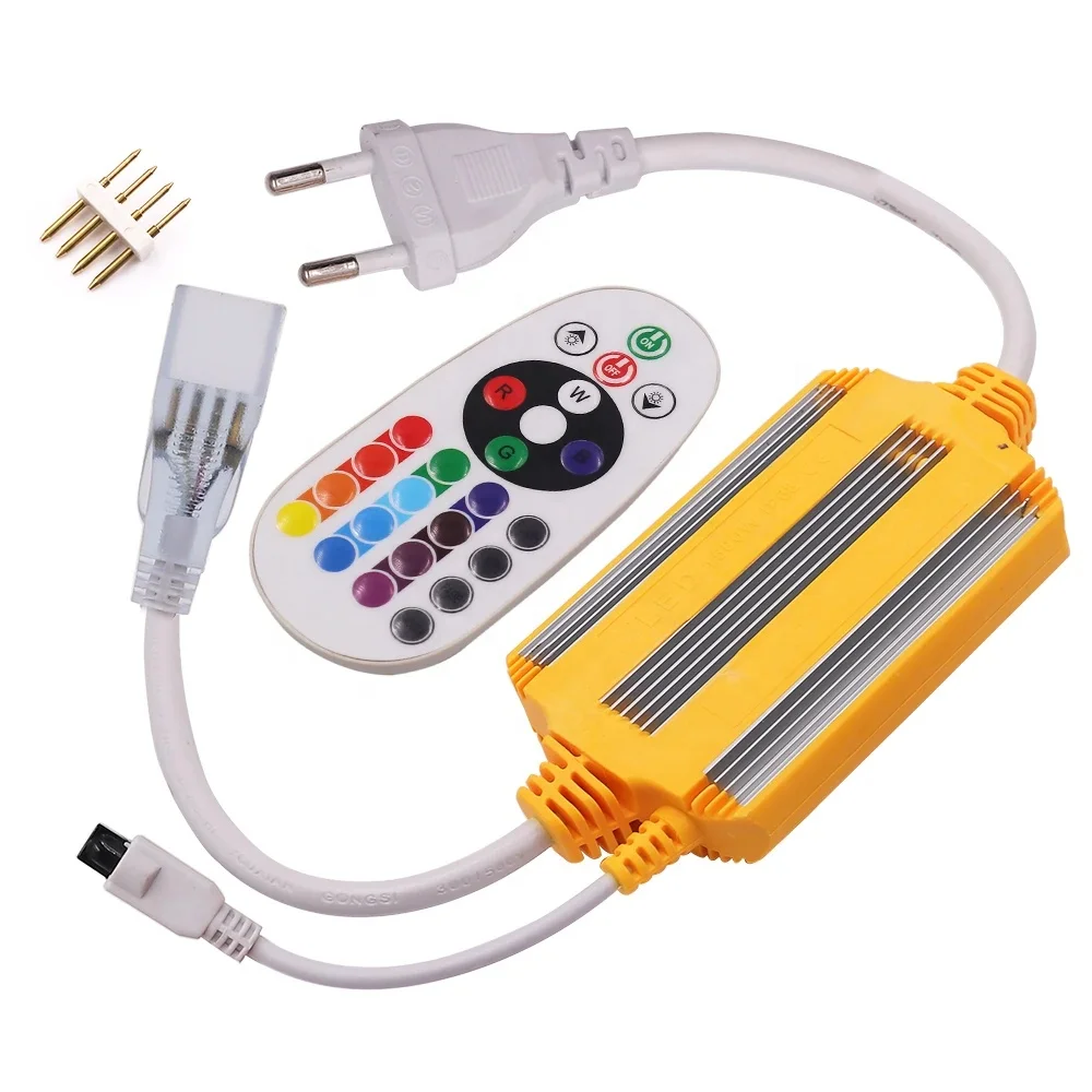 led strip light outdoor waterproof 24Key Remote Control LED RGB Controller For LED Strip Lights AC110V 220V