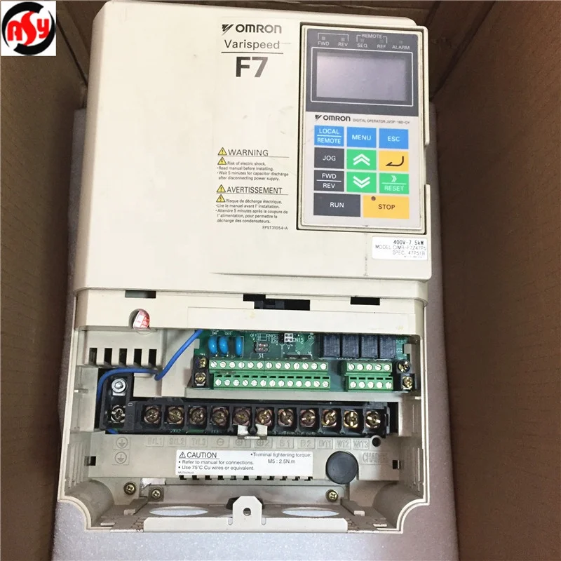 Used Tested Working OMRON YASKAWA Inverters Varispeed F7 Frequency Converter Servo drive CIMR-F7Z47P5