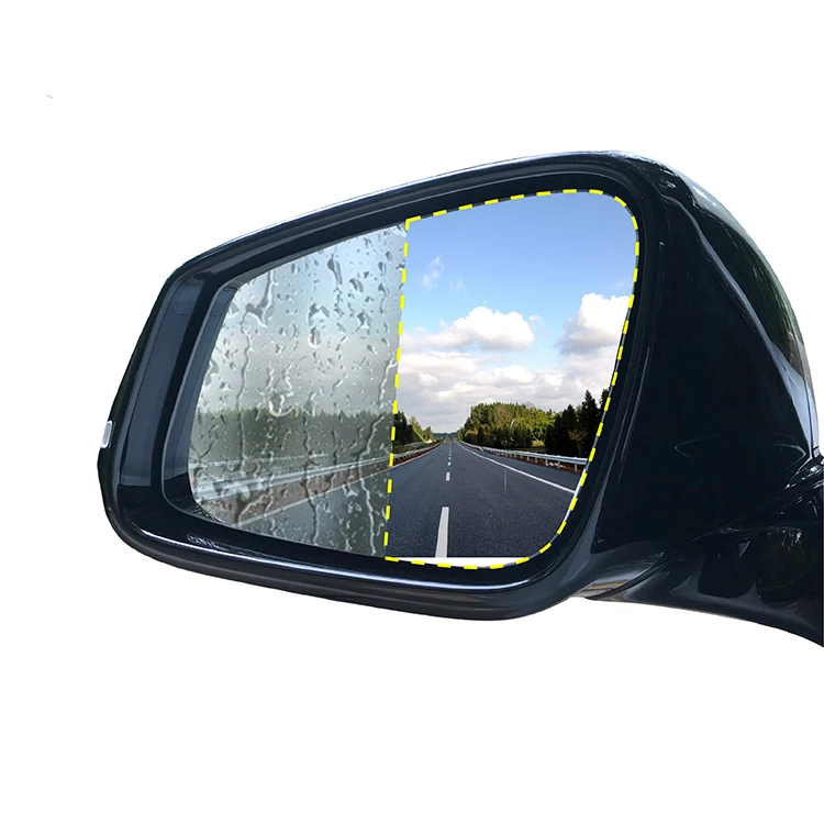 Car Mirror Sticker Firm Clean Waterproof Film Rainproof Film, Anti Fog Film For Car Rearview Mirror Screen Protector
