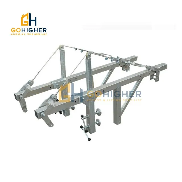 Suspended Scaffold Anchor Parapet Clamp Zlp Gondola Abrazadera De Parapeto Roof Structure Zlp630 Zlp800 Painter Hanging