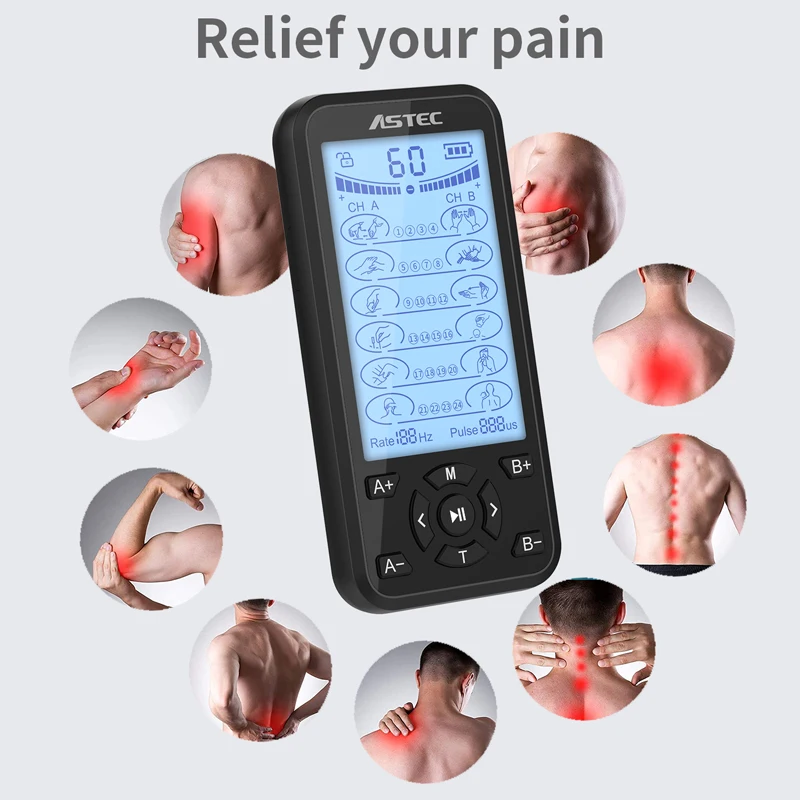 Electric body massager low frequency pain relief health muscle stimulator ems tens unit manufacturers