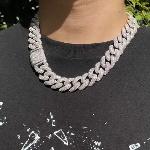 Wholesale Custom 6-16mm PVD color high quality Hip Hop Cuban Curb Link Men Miami 18k Gold Chain Necklace
