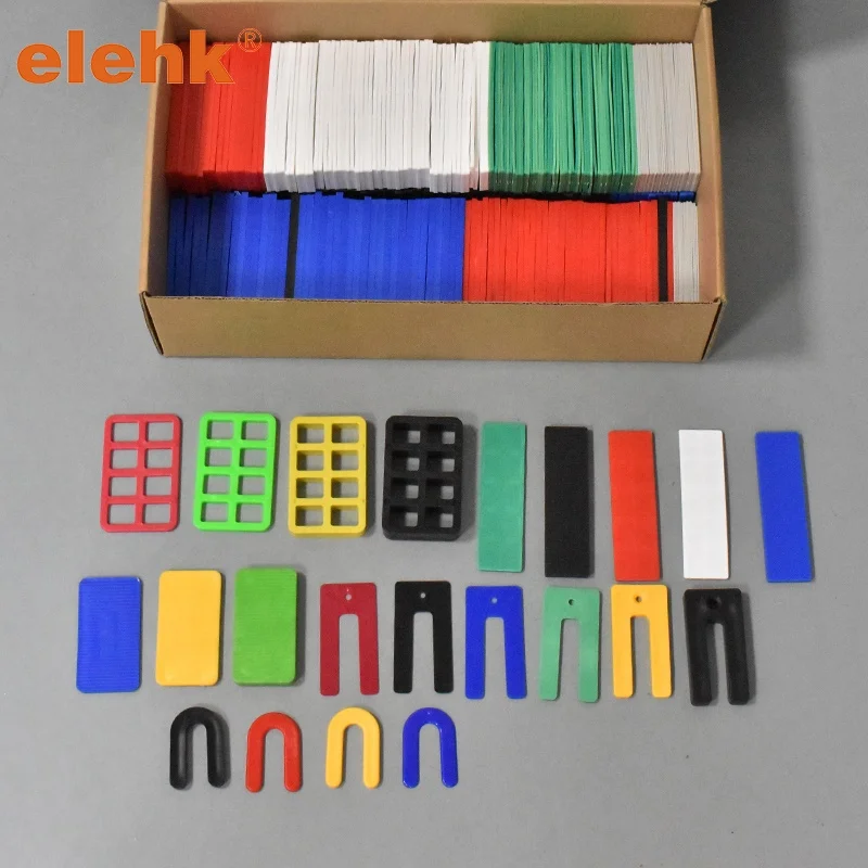 Elehk Aluminum Plastic Window Packers 10mm Window Packs Shims Window Glass Packers