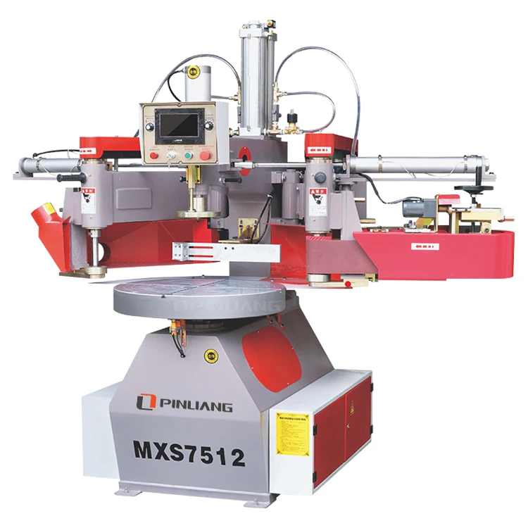 MXS7512 Wood shaper machine with belt sander woodworking 2 spindles auto copy shaper machine
