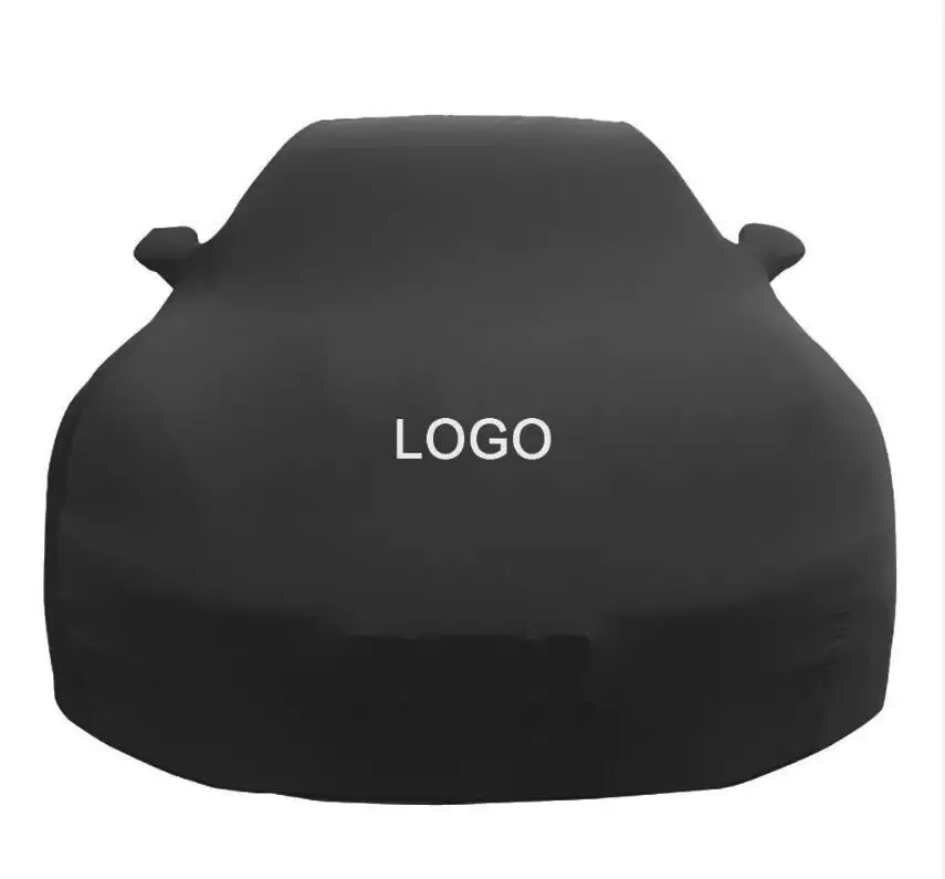 
High Stretch Advertising Outdoor covers handfeel soft Elastic Spandex Indoor Car Cover Support customization 