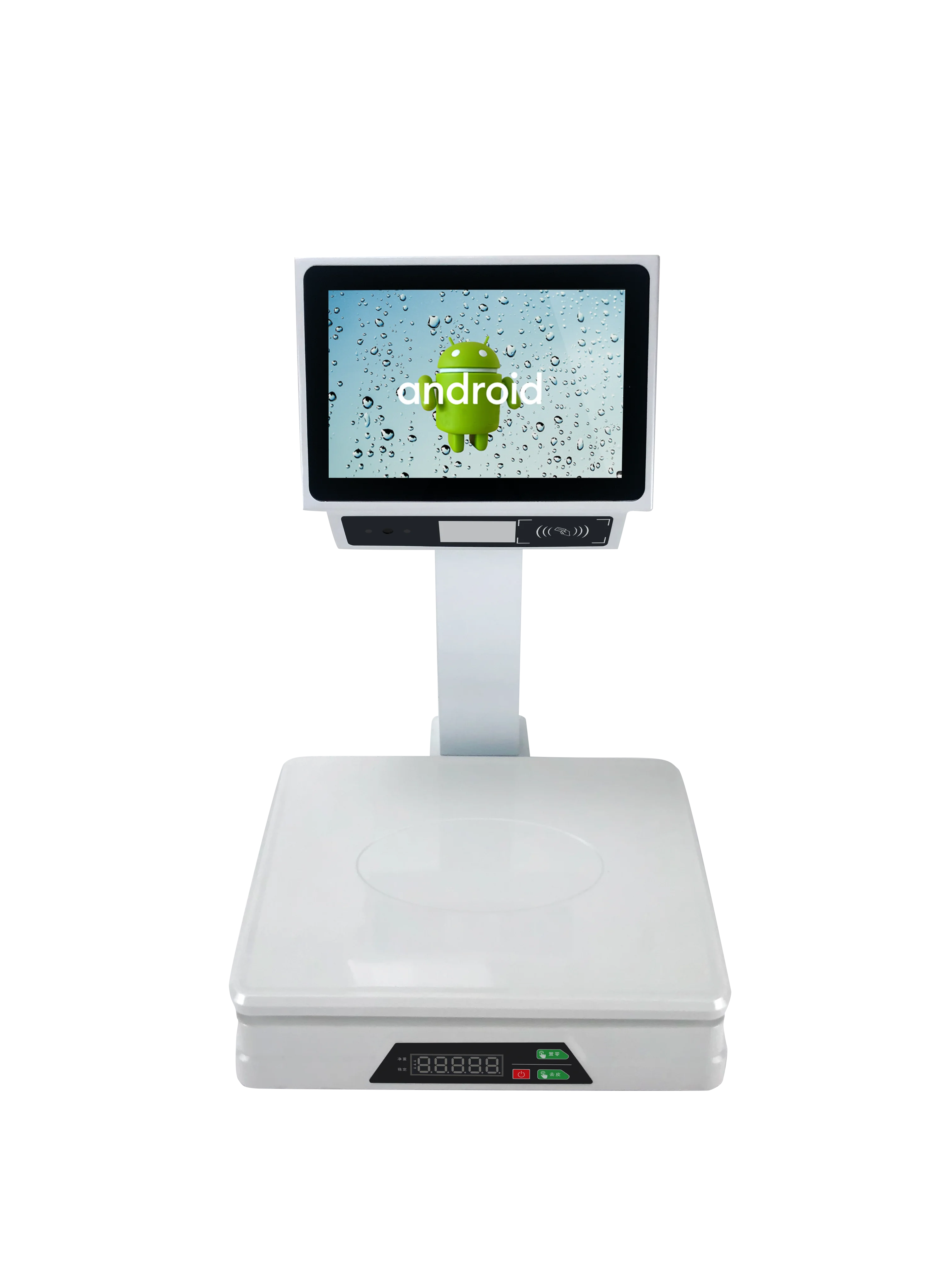 All In One Inch Both Touch Screen Scale Digital Weight Machine Weighing Scale With Built-In 58mm Receipt Printer