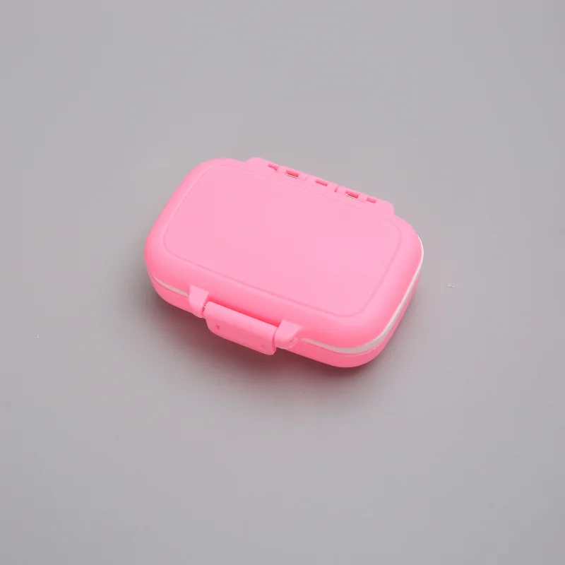 Portable Daily Weekly Plastic Wheat Straw 3 Compartments Travel Medicine Pill Storage Cases Pill Box Organizer