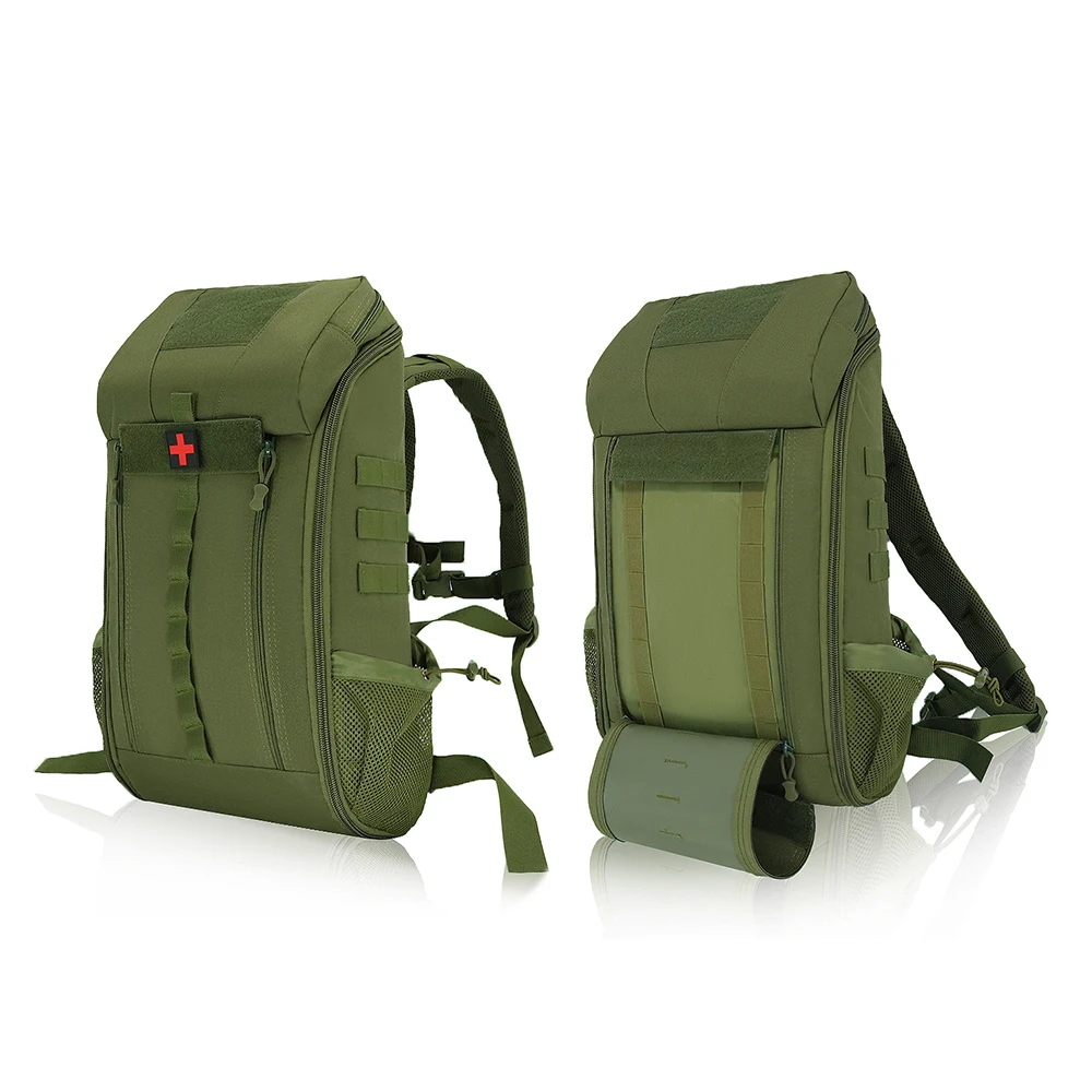 Tactical Medical Assault Pack Outdoor  Ruckack Camping Survival Emergency First Aid Backpack with 3 Removable Pouches