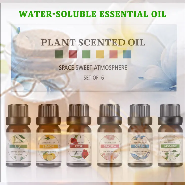 Wholesale 10ml Oem Private Label Aroma Pure Essential Oil Set Suitable for Humidifiers, Massage, Aromatherapy, Skin