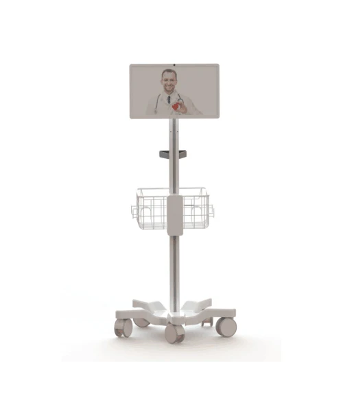 Регулируемая ручная тележка-поднос ISO9001, используемая как тележка-тележка и Мобильная тележка для контроля пациента