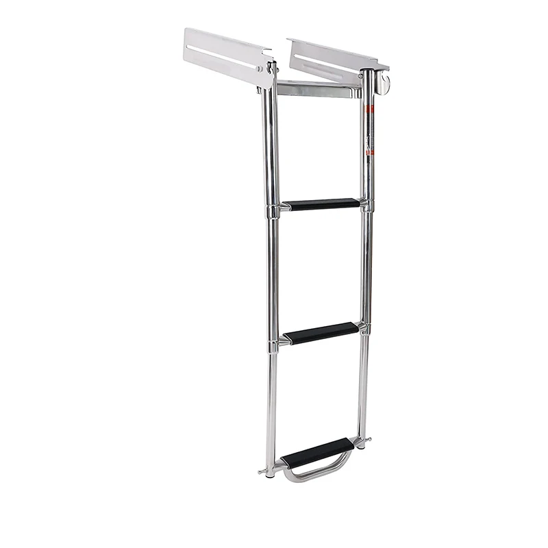 Высококачественное морское оборудование из нержавеющей стали 316 3/4, телескопическая лестница для лодки, яхты, на продажу