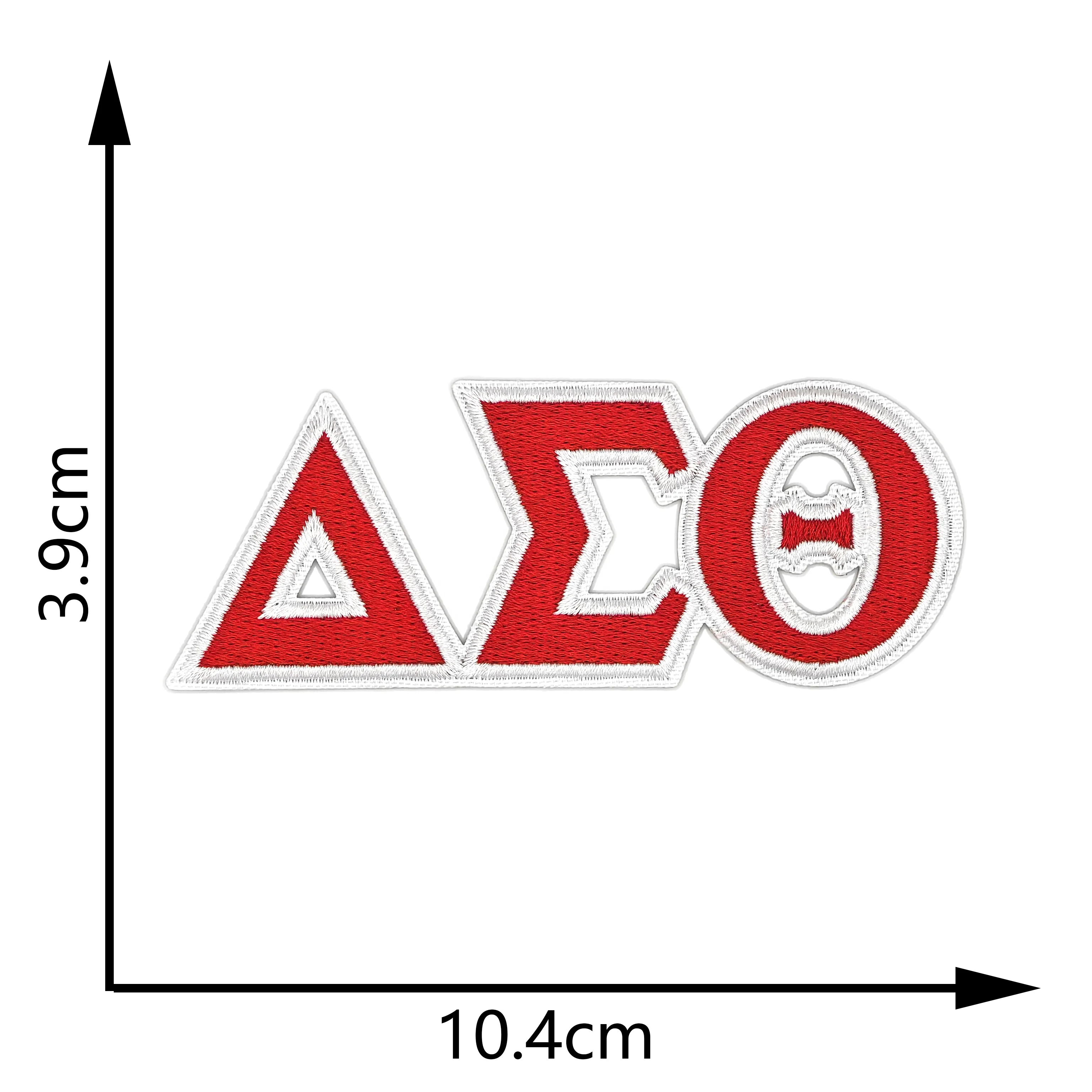 University Sorority Greek Letter Embroidery Iron On Patch Fraternity Sorority Patches