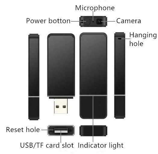 OEM портативный USB диск шпион камера ручка Невидимый маленький скрытый камера обнаружения движения