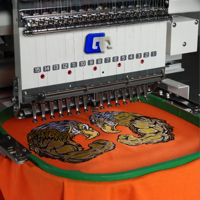 Good Quality High Speed Computerized 2 heads Embroidery Machine Factory Price