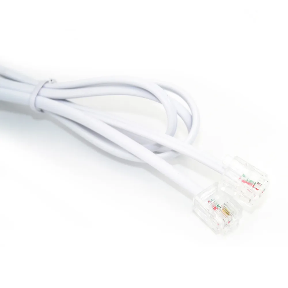 2 Wire RJ11 Telephone Patch Cord